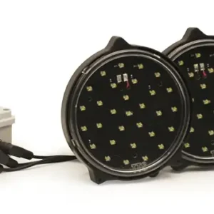 Tri-flash kit Ø 130 with 30 LEDs Rechargeable battery power supply