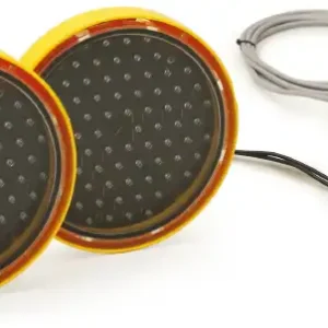 Bi-flash kit Ø 200 with 80 LEDs Rechargeable battery power supply