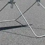 Lighting triangle 1000 tri-flash Ø 130 with 30 LEDs • Rechargeable battery power supply - Image 3