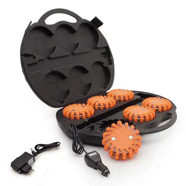 Orange Emergency Traffic Guidance Kit • Rechargeable