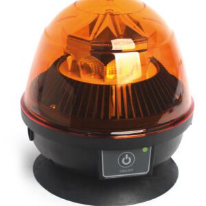 BEACON LEDS - ORANGE - WIRELESS - RECHARGEABLE - 12/24 V - MAGNETIC BASE & SUCTION CUP