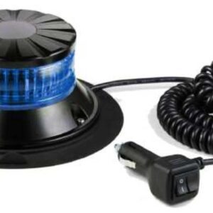 LEDS BEACON - BLUE - MAGNETIC - ROTATING - 12/24 VOLTS