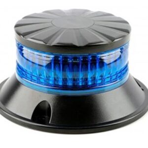 LEDS BEACON - BLUE - FLAT - ROTATING - 12/24 VOLTS