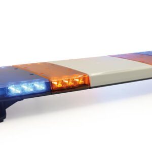 BICOLOR ULTRA-FLAT LIGHT BAR - 12/24V - 355 mm - Fixing by central bolt