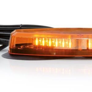 ORANGE ULTRA-FLAT LIGHT BAR - 12/24V, 355 mm, magnetic